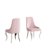Antoine Light Pink Side Chair