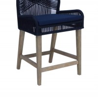 Athens Dark Blue Counter Height Chair