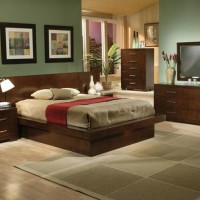 Jessica California King Bed, Nightstand, Dresser, Mirror And Chest