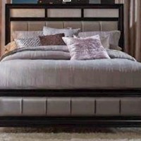 Barzini Bedroom Grey Queen Bed