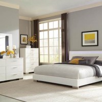 Felicity California King Bed, Nightstand, Dresser And Mirror