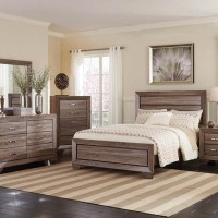 Kauffman King Bed, Nightstand, Dresser, Mirror And Chest
