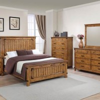 Brenner King Bed, Nightstand, Dresser And Mirror