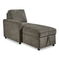 Kerle Left Arm Facing Corner Chaise with Storage