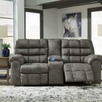 Derwin Double Recliner Loveseat with Console