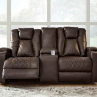Mancin Double Recliner Loveseat with Console