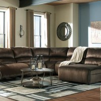 Clonmel Chocolate Sectional Living Room Group
