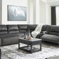 Clonmel Charcoal Sectional Living Room Group