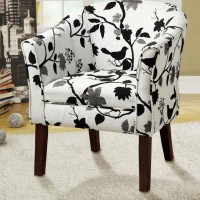 Black+White Accent Chair