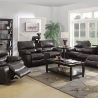 Willemse Dark Brown Motion Sofa And Motion Loveseat