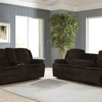 Brown Power Loveseat And Power Sofa