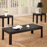 Black Coffee Table And End Table