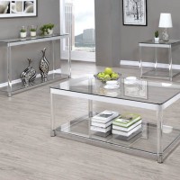 Clear End Table