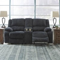 Draycoll Double Recliner Loveseat with Console