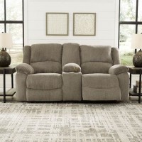 Draycoll Double Recliner Loveseat with Console