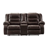 Vacherie Double Recliner Loveseat with Console