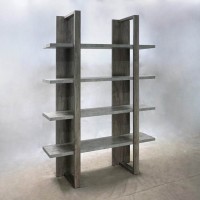 Danbrook Grey Driftwood /Cement Bookcases