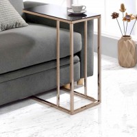 Chocolate Chrome Accent Table