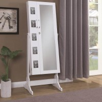 Silver Jewelry Armoire