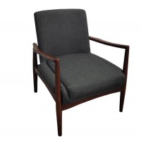 Dark Cherry Accent Chair