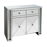 Silver Accent Cabinet