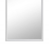 Glossy White Mirror