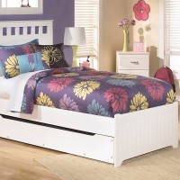Lulu White Twin Panel Bed