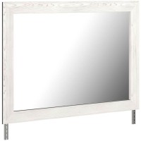 Gerridan White/Gray Bedroom Mirror