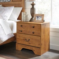 Bittersweet Light Brown Two Drawer Night Stand