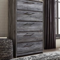 Baystorm Gray Five Drawer Chest