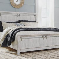 Brashland White Queen Panel Bed