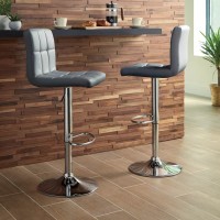 Bellatier Tall Upholstered Swivel Barstool(Includes 2)