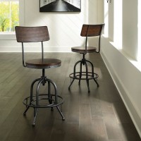 Odium Brown Swivel Barstool (Includes 2)