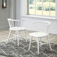 Grannen White/Natural Dining Room Side Chair (Includes 2)