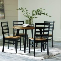 Blondon Round Dining Room Table Set (Includes 5)
