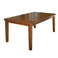 Ralene Medium Brown Rectangular Dining Room Butterfly Extension Table
