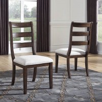 Adinton Reddish Brown Dining Upholstered Side Chair (Includes 2)