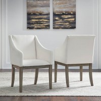 Anibecca Dining Upholstered Arm Chair (Includes 2)