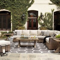 Beachcroft Beige Sectional Patio Group