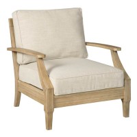 Clare View Beige Lounge Chair with Cushion (Includes 1)