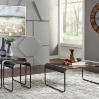 Larzeny Brown/Black Occasional Table Set (Includes 3)