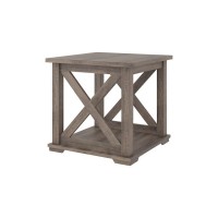 Arlenbry Gray Square End Table