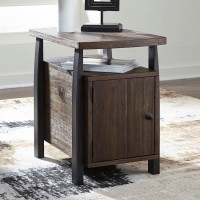 Vailbry Brown Chair Side End Table
