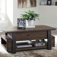 Vailbry Brown Lift Top Cocktail Table