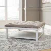 Kanwyn Upholstered Ottoman Cocktail Table