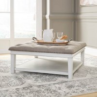 Kanwyn Upholstered Ottoman Cocktail Table