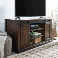 Budmore Rustic Brown Large TV Stand