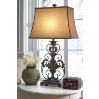 Sallee Gold Finish Poly Table Lamp (Includes 1)