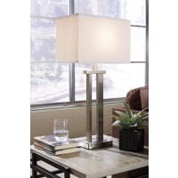 Aniela Silver Finish Metal Table Lamp (Includes 2)