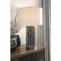 Dayo Gray/Gold Finish Metal Table Lamp (Includes 1)
